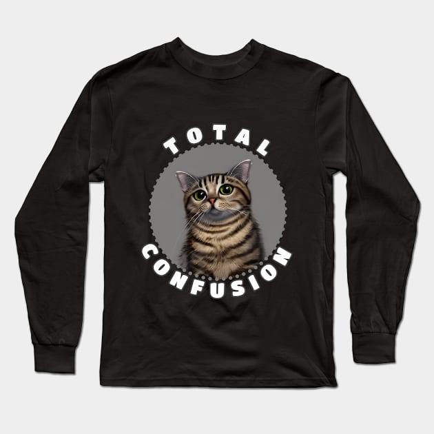 Cat confusion look Long Sleeve T-Shirt by PetODesigns